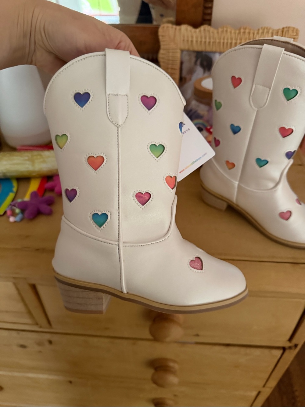 Lola and the boys cowgirl boots NEVER WORN!